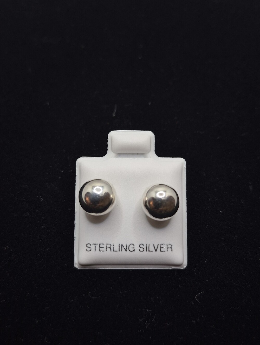 .925 Sterling Ball Stud Earrings  Brand new